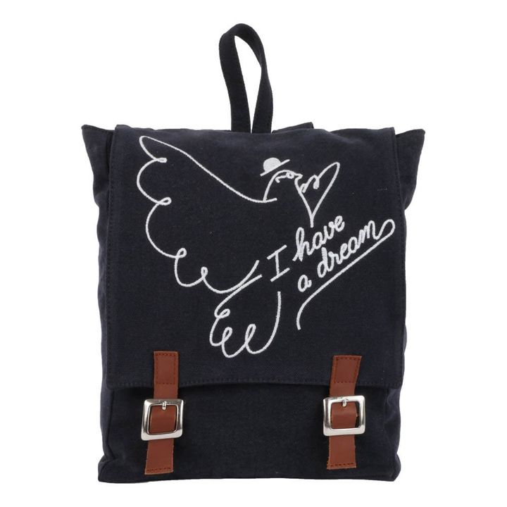 Sac à Dos Colombe Nath | Gris anthracite- Image produit n°0