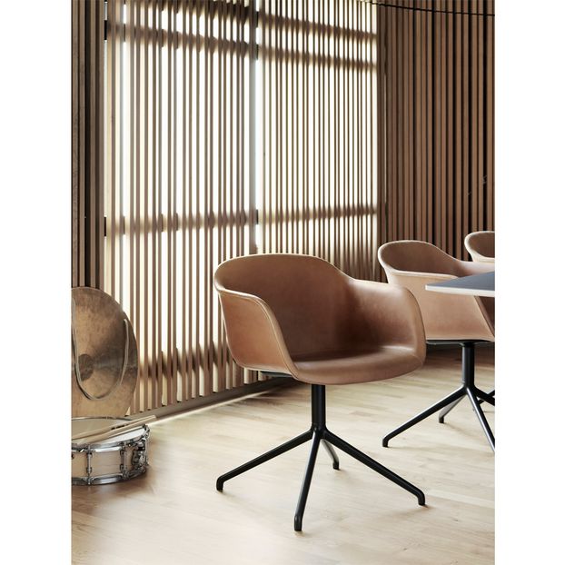 Poltrona Fiber in pelle-product