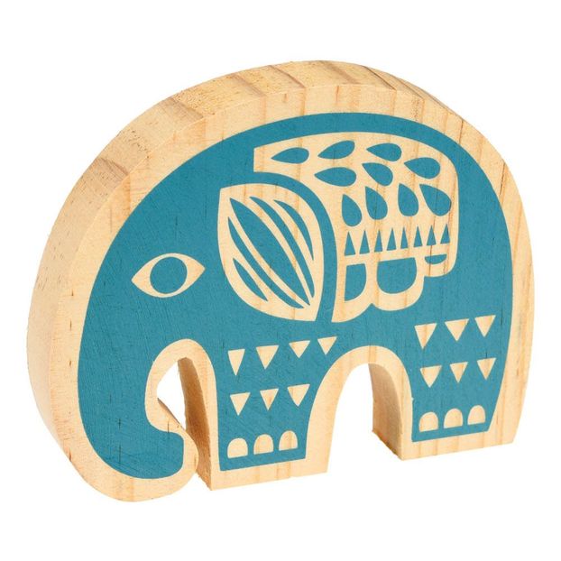 Folk Animals Wooden Decorative Bird-product