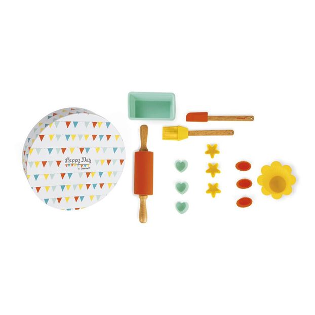 Baking Kit - Set of 14 Wooden and Silicone Accessories-product