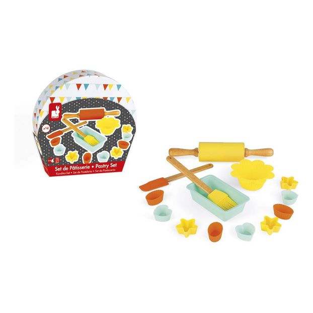 Baking Kit - Set of 14 Wooden and Silicone Accessories-product