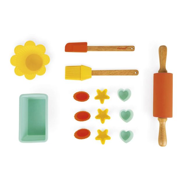 Baking Kit - Set of 14 Wooden and Silicone Accessories-product