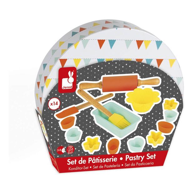 Baking Kit - Set of 14 Wooden and Silicone Accessories-product