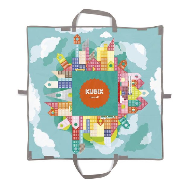 Archi Wooen Cubes and Playmat - Set of 70 cubes-product