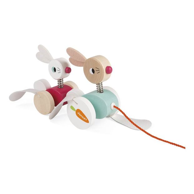 Wooden Pull-Along Rabbit-product