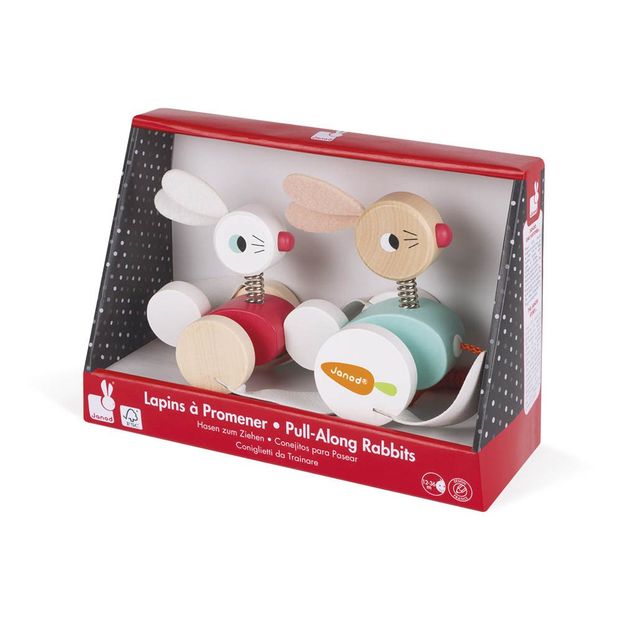 Wooden Pull-Along Rabbit-product