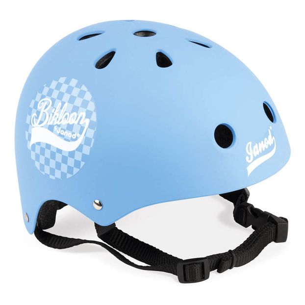 Blue Checkerboard Adjustable Pushbike Helmet-product
