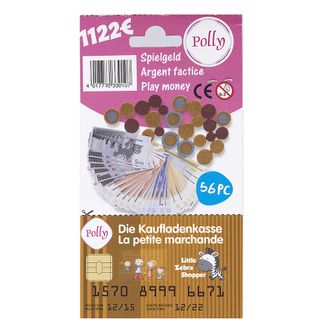 Polly Moneta da gioco - Set da 56 pezzi e biglietti-listing