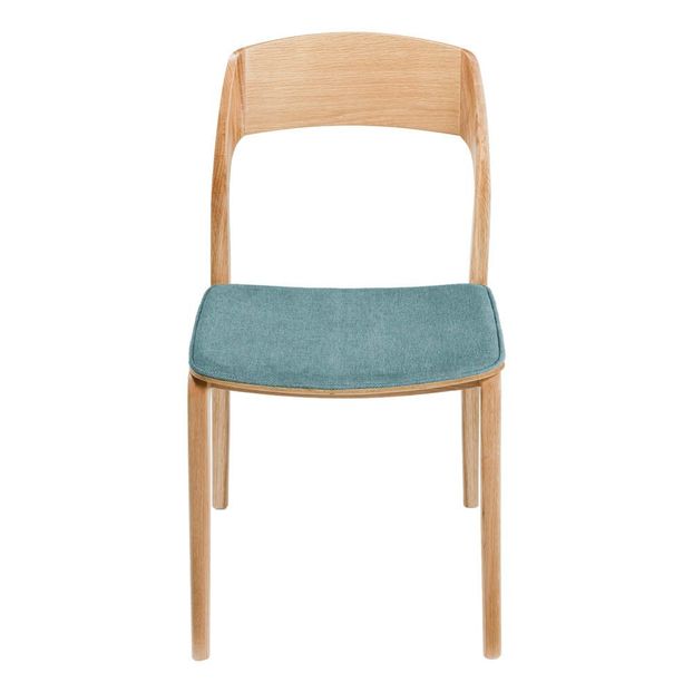 Chaise, structure chêne, tissu coton-product