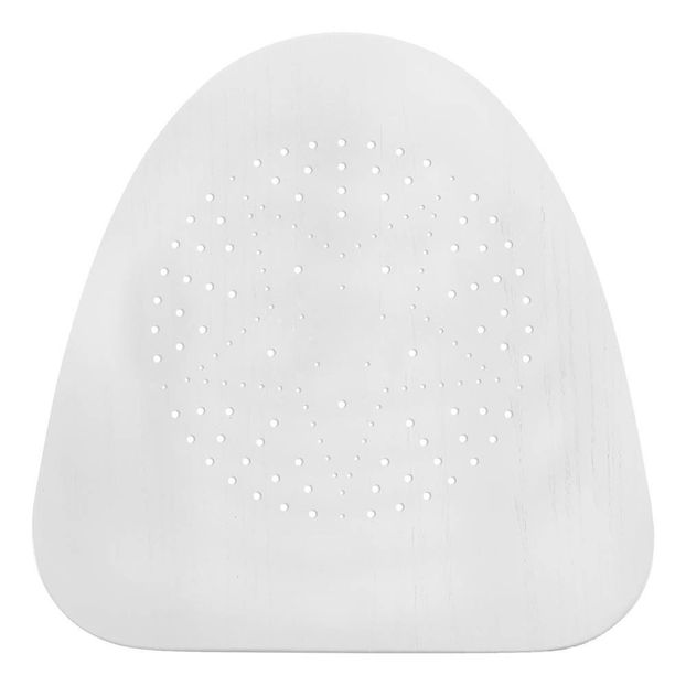 Chaise Surpil Gras cadre noir, assise en bois-product