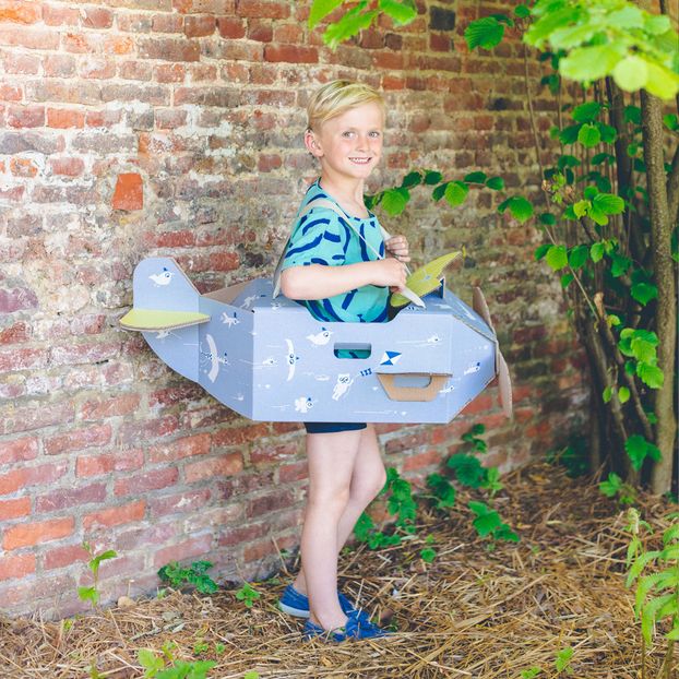 Flying Circus Cardboard Aeroplane Costume-product
