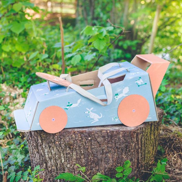 Flying Circus Cardboard Car Costume-product