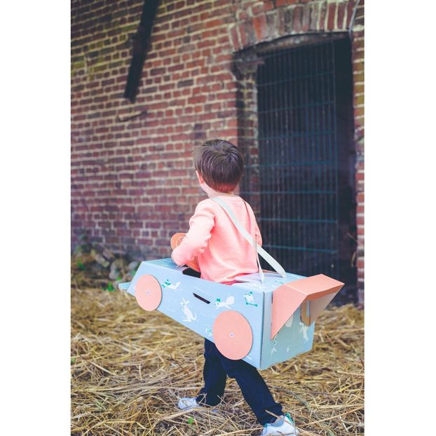 Flying Circus Cardboard Car Costume-product