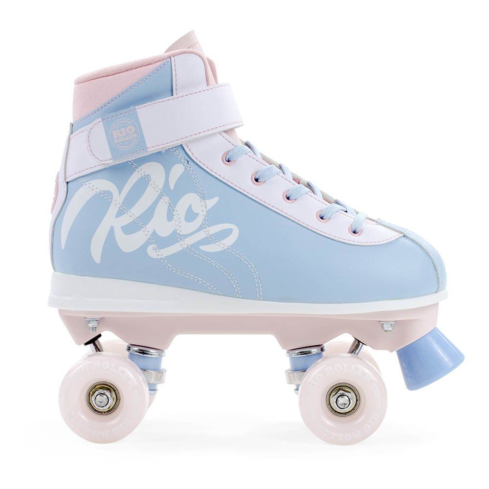 milkshake rollerskates light blue