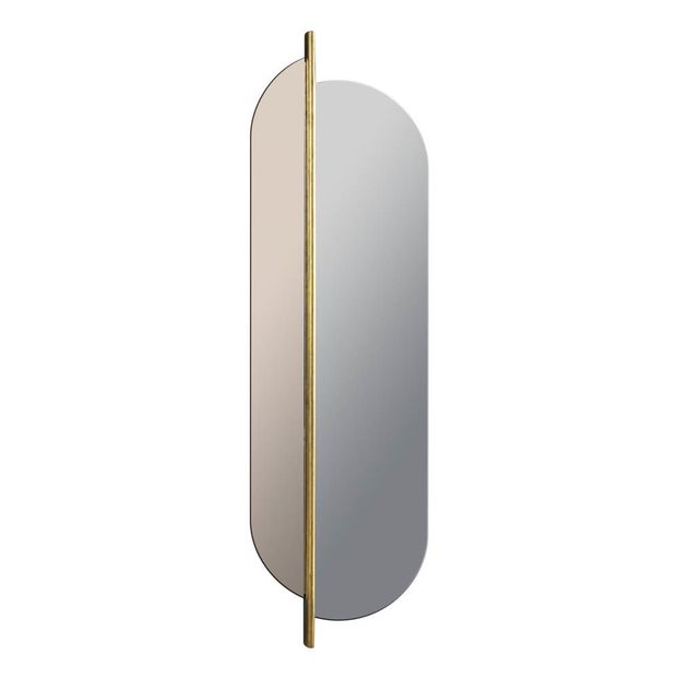 Miroir Totem, verre et laiton, diam 170 cm-product
