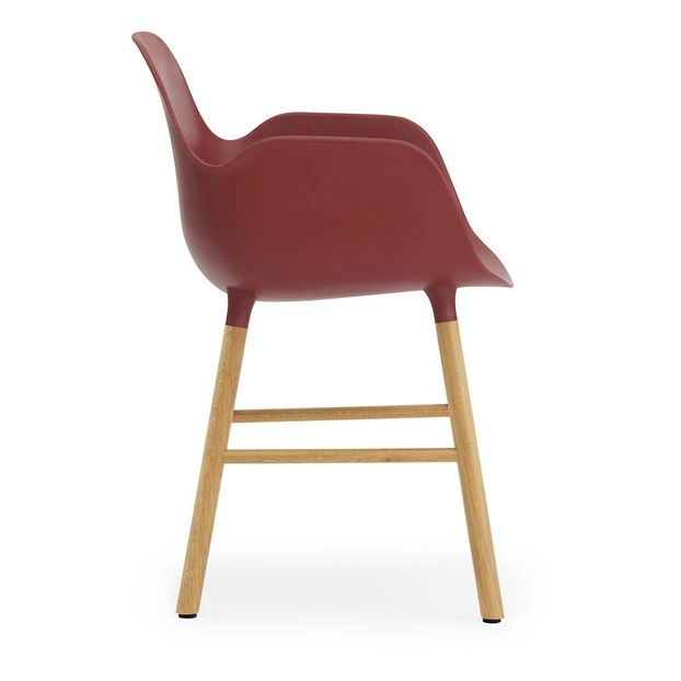 Chaise avec accoudoirs Form en chêne-product