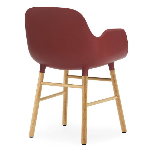 Chaise avec accoudoirs Form en chêne-product