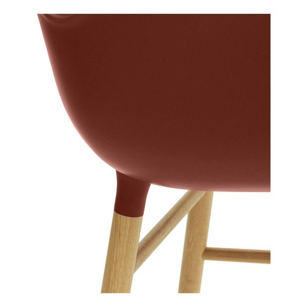 Chaise avec accoudoirs Form en chêne-product