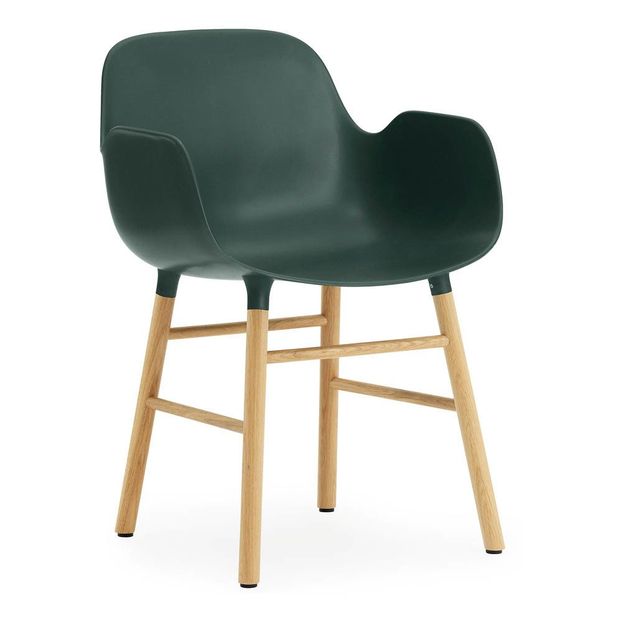 Chaise avec accoudoirs Form en chêne-product