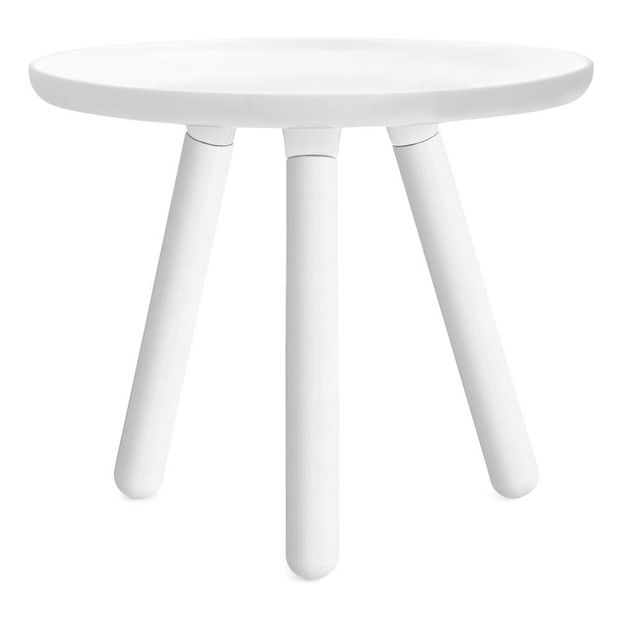 Table basse Tablo pieds blanc D50x42 cm-product