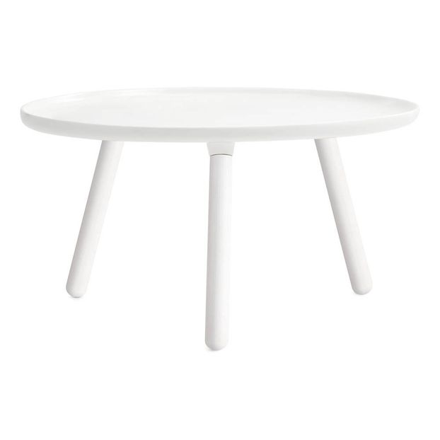 Table basse Tablo pieds blanc D78x42 cm-product