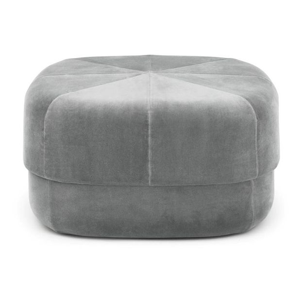 Pouf Circus en velours 35x65x65 cm-product