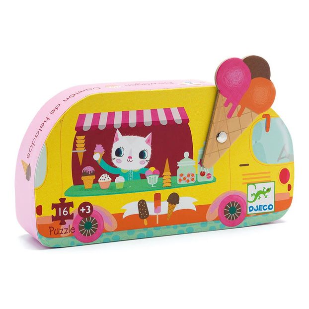 Ice Cream Van Puzzle - 16 Pieces-product