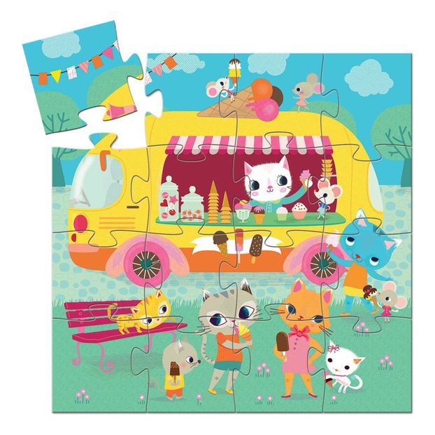 Ice Cream Van Puzzle - 16 Pieces-product