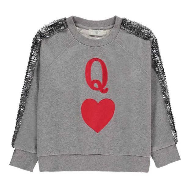 Sweat Dame de Coeur Bandes Sequins Boston-product