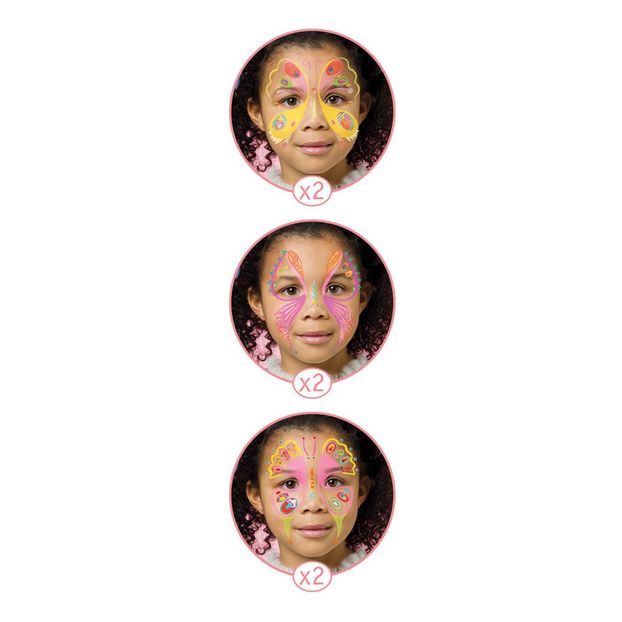 Butterfly Face Paint - Set of 6-product