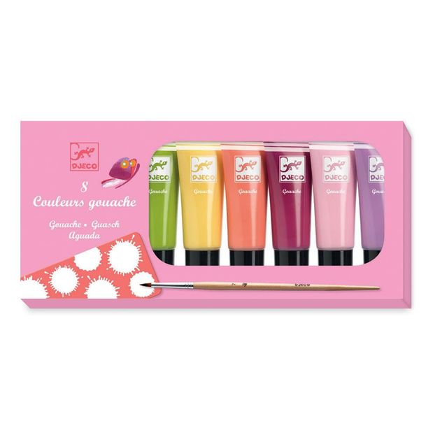 Fluo Gouache Tubes - 8 tubes-product