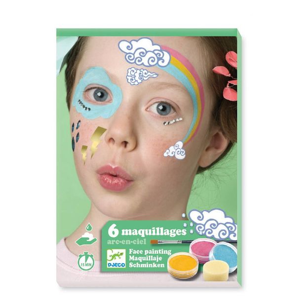 Rainbow Face Paint - Set of 6-product
