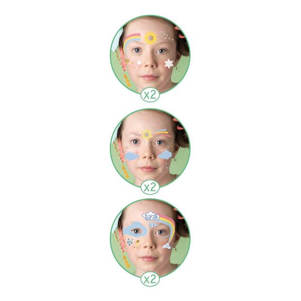 Rainbow Face Paint - Set of 6-product