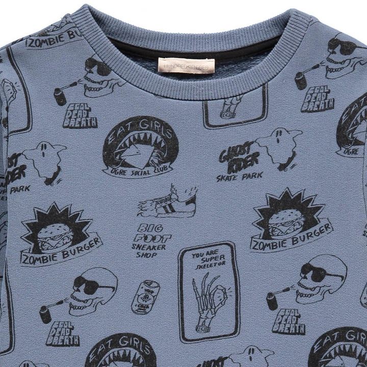 Monsters Sweatshirt | Grey blue- Product image n°1