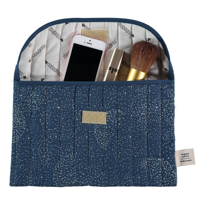 Bagatelle Secrets Organic Cotton Pouch | Midnight blue- Product image n°1