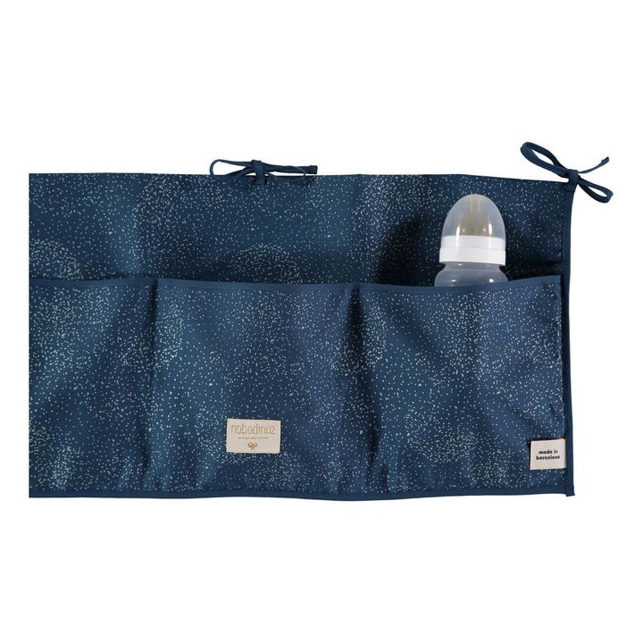 Pochette de rangement Bubble Merlin en coton Bleu nuit- Image produit n°1