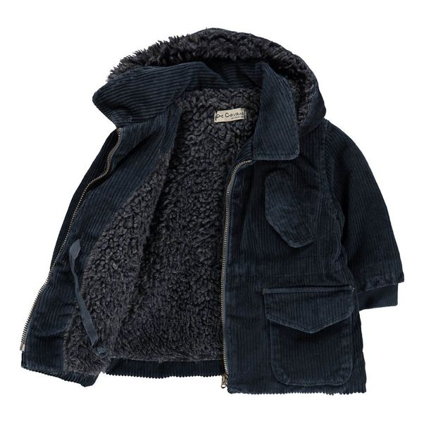 Ribbed Velvet Lined Parka-product