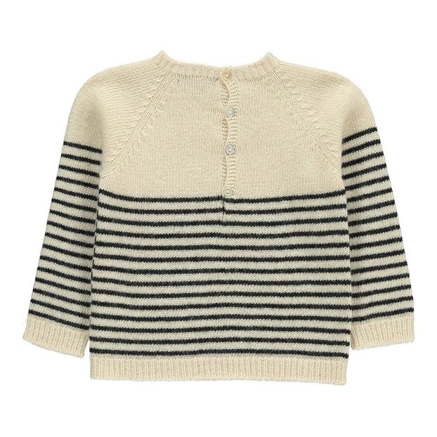 Pull Laine et Cachemire Rayé-product