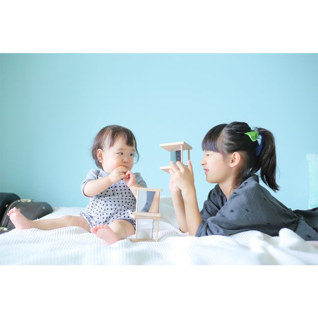 Ditto Wooden Construction Game With Mirrors-product