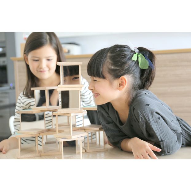 Ditto Wooden Construction Game With Mirrors-product