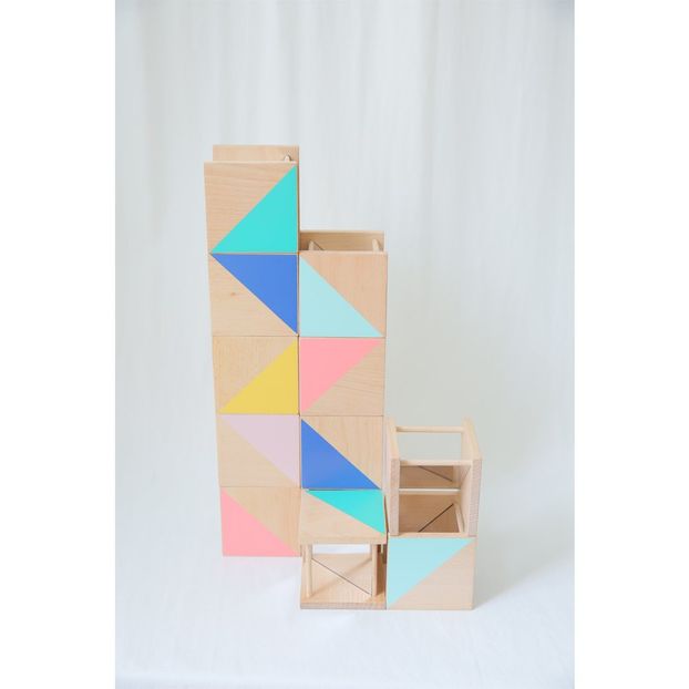 Ditto Wooden Construction Game With Mirrors-product