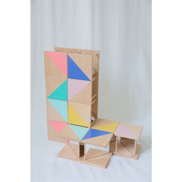 Ditto Wooden Construction Game With Mirrors-product