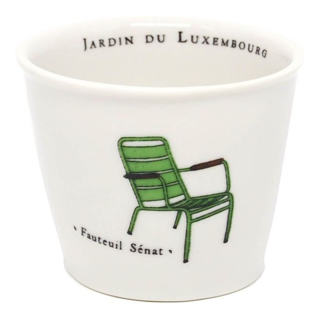 Gobelet Jardin du Luxembourg Fauteuil en porcelaine, hauteur 7,5 cm- Marin Montagut-product