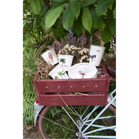 Assiette Jardin du Luxembourg Fauteuil calotte en porcelaine, D16 cm - Marin Montagut-product