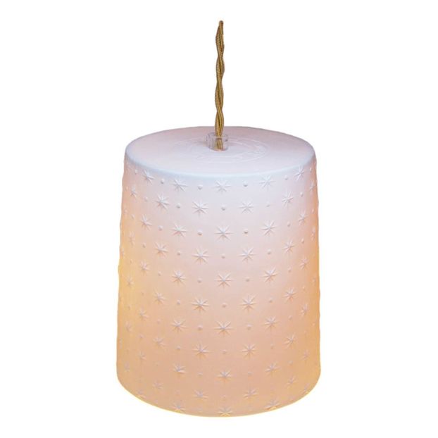 Suspension Reverso en porcelaine Byzance, D15 cm cordon 1,5 m-product