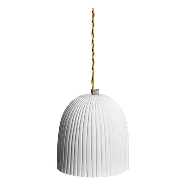 Porzellanlampe Corinthe mat D14 cm Kabel 3m -product
