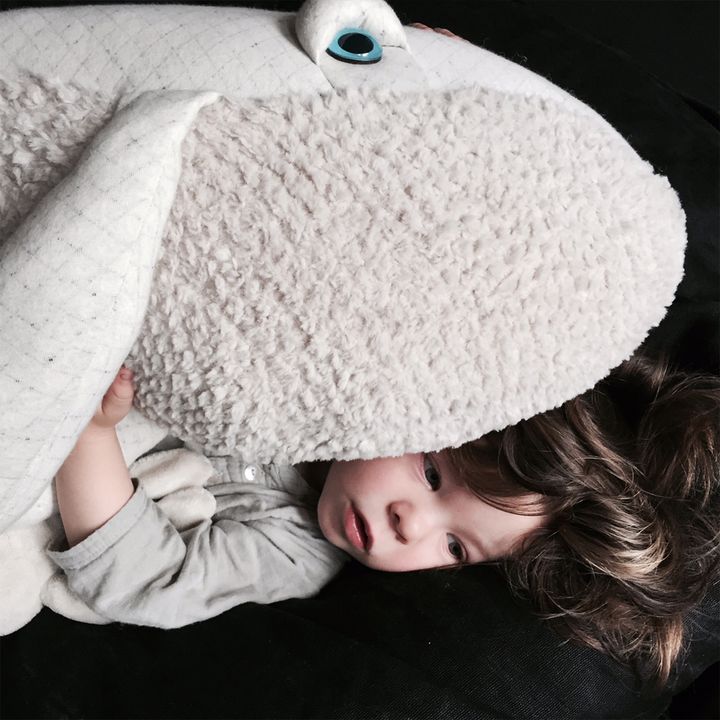 Peluche gigante Albino60 cm Blanco- Imagen del producto n°1
