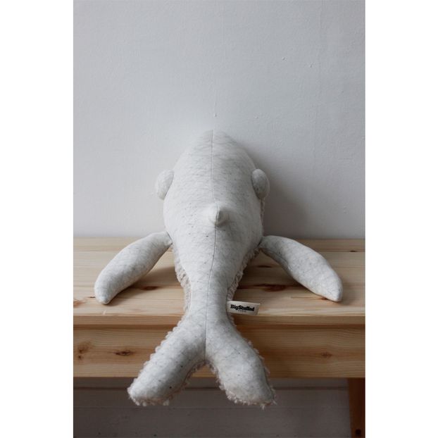 Doudou géant baleine Albino 62 cm-product