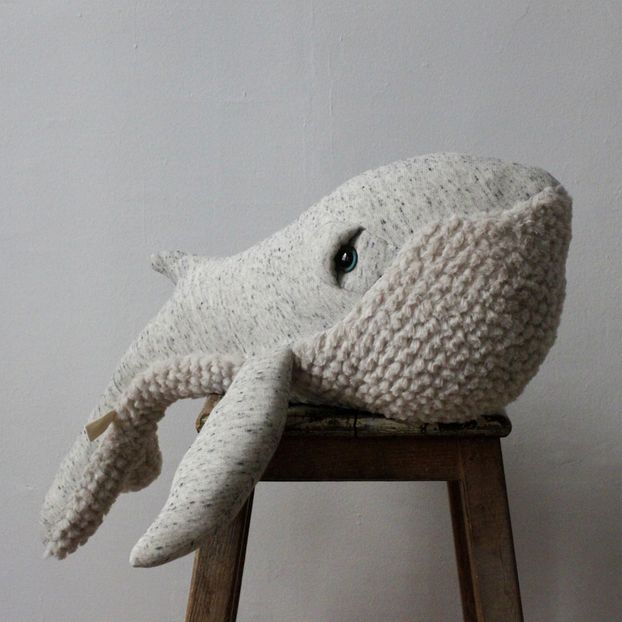 Doudou géant baleine Original 62 cm-product