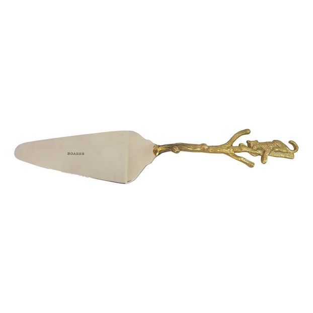 Leopard Brass Cake Slicer-product